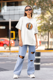 Official Lal Salaam Moideen on fire Oversize T-Shirt
