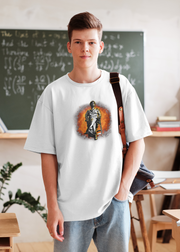 Official Lal Salaam Moideen on fire Oversize T-Shirt