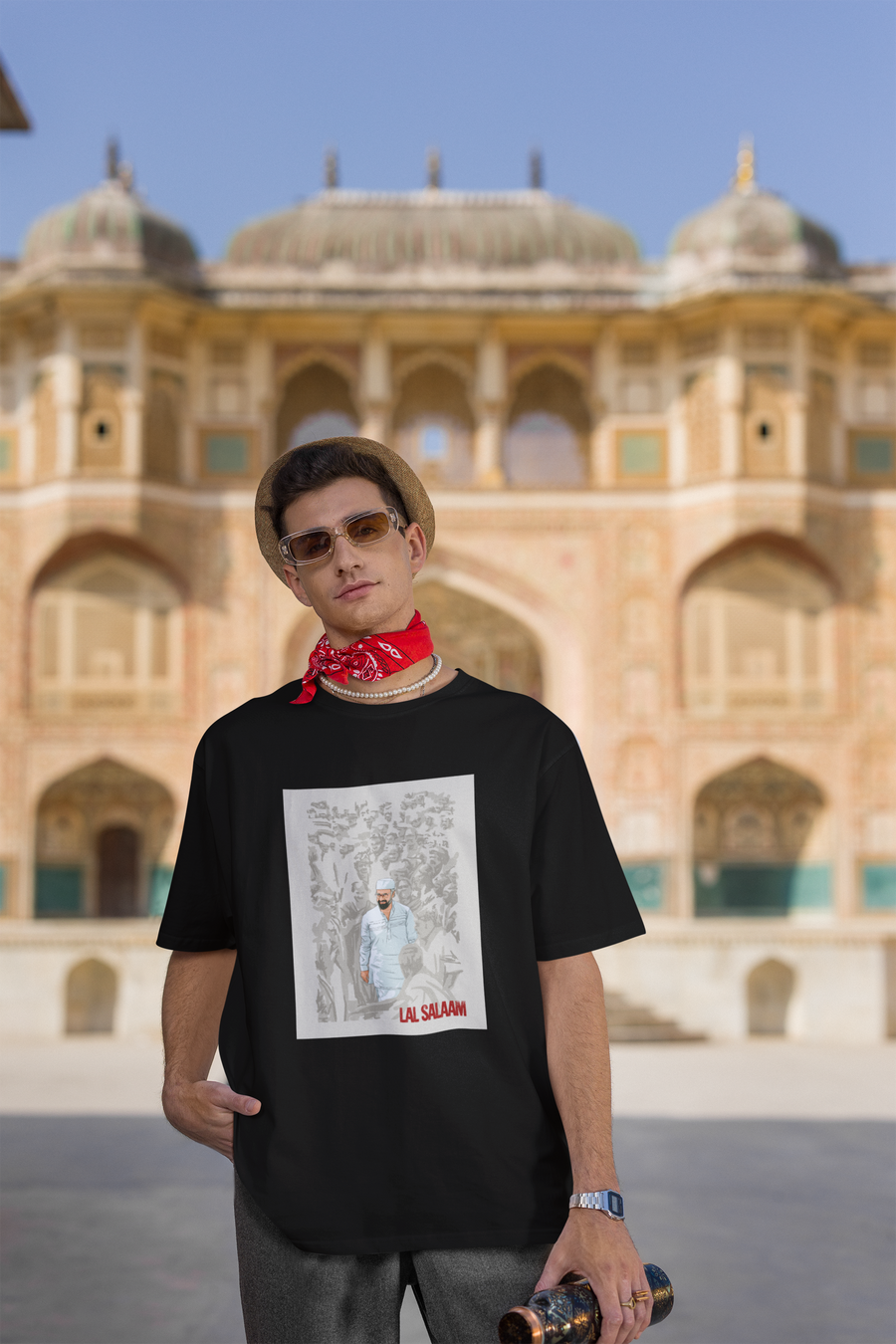 Official Lal Salaam Sabka Favourite Moideen Oversize T-shirt