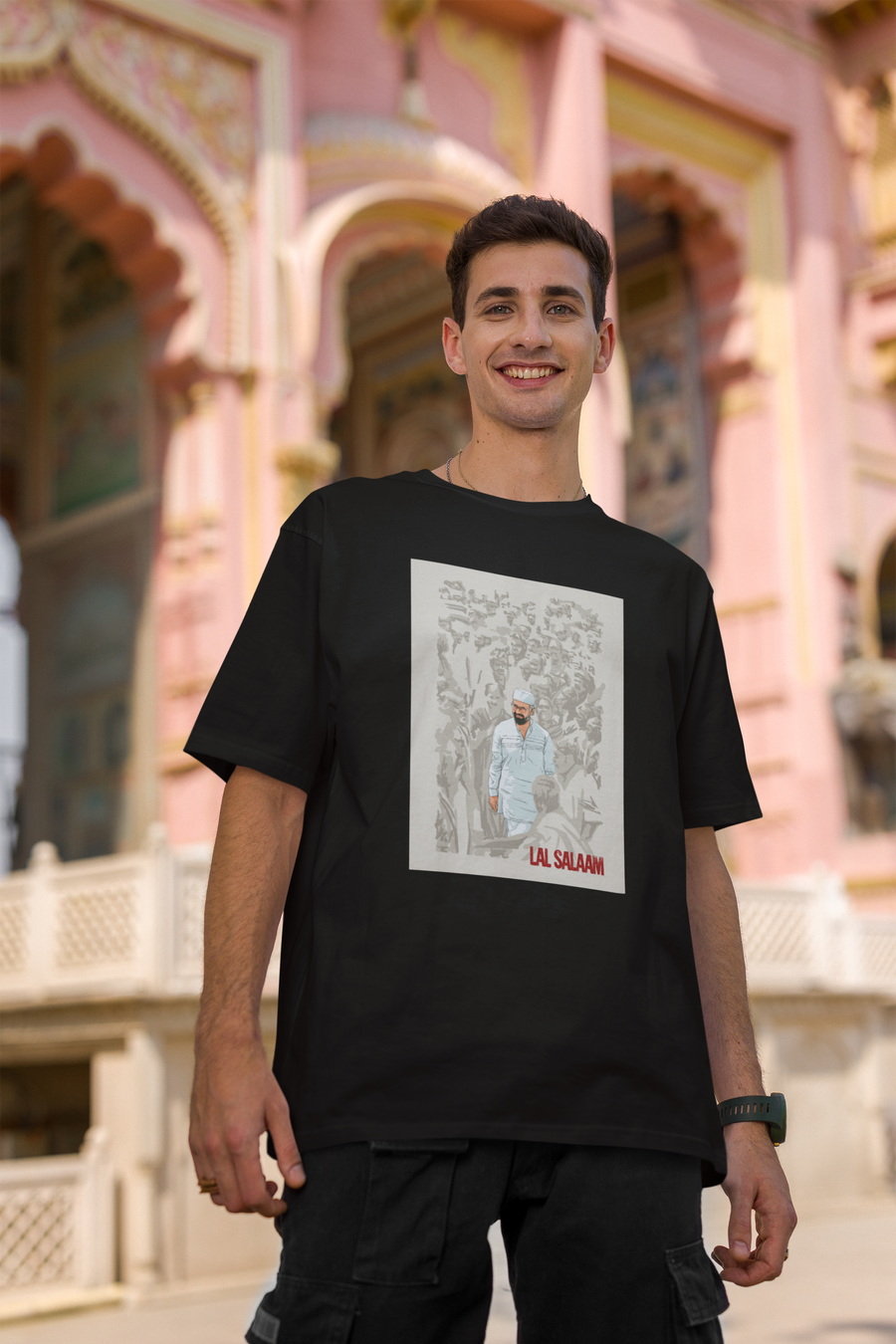 Official Lal Salaam Sabka Favourite Moideen Oversize T-shirt