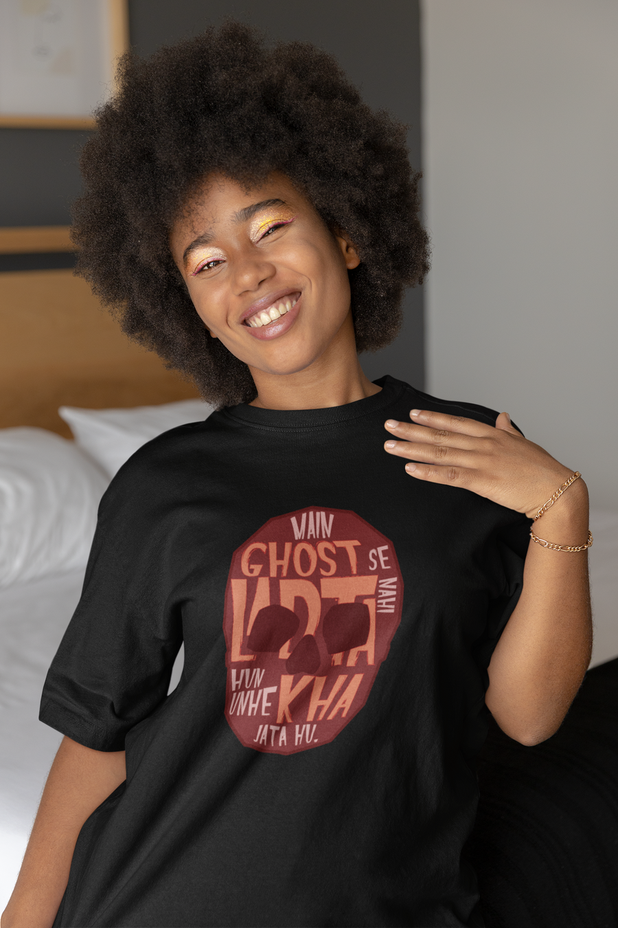 Official Animal Ghost Fleece Oversize T-shirt