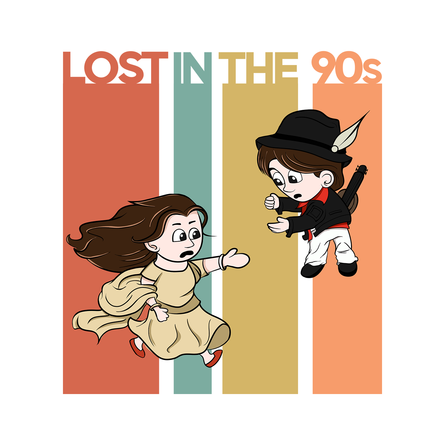 Lost in the 90s - Oversized Nostalgia Fit T-shirt