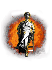 Official Lal Salaam Moideen on fire Oversize T-Shirt