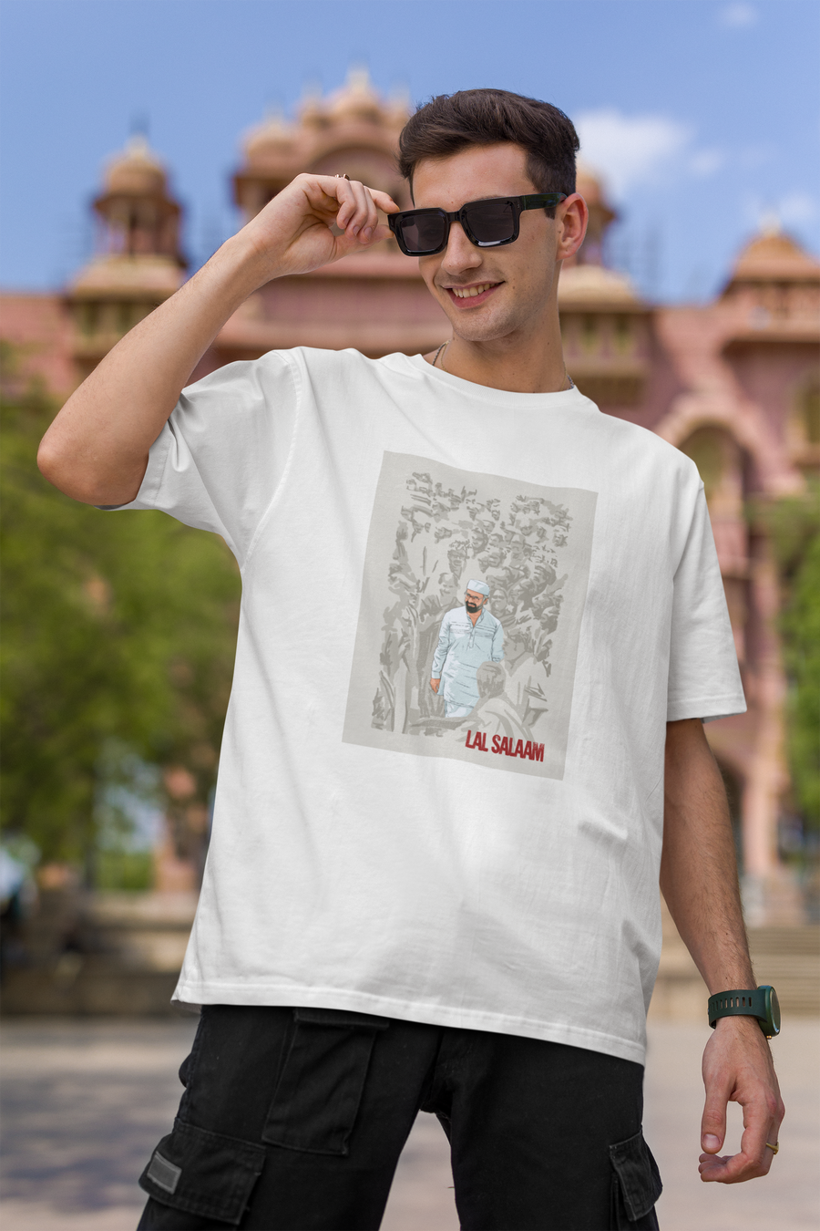 Official Lal Salaam Sabka Favourite Moideen Oversize T-shirt