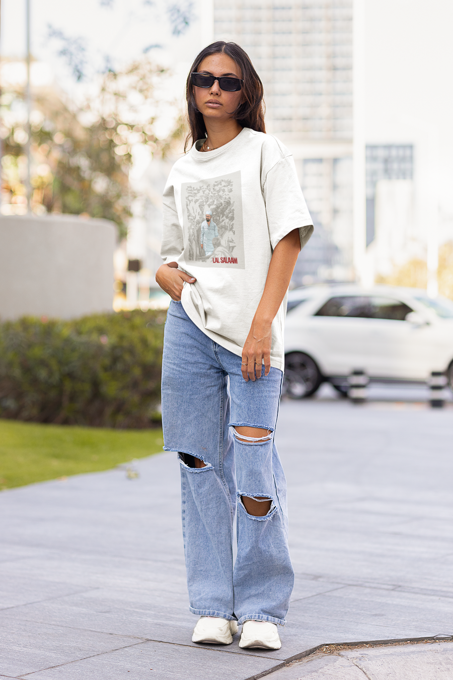Official Lal Salaam Sabka Favourite Moideen Oversize T-shirt