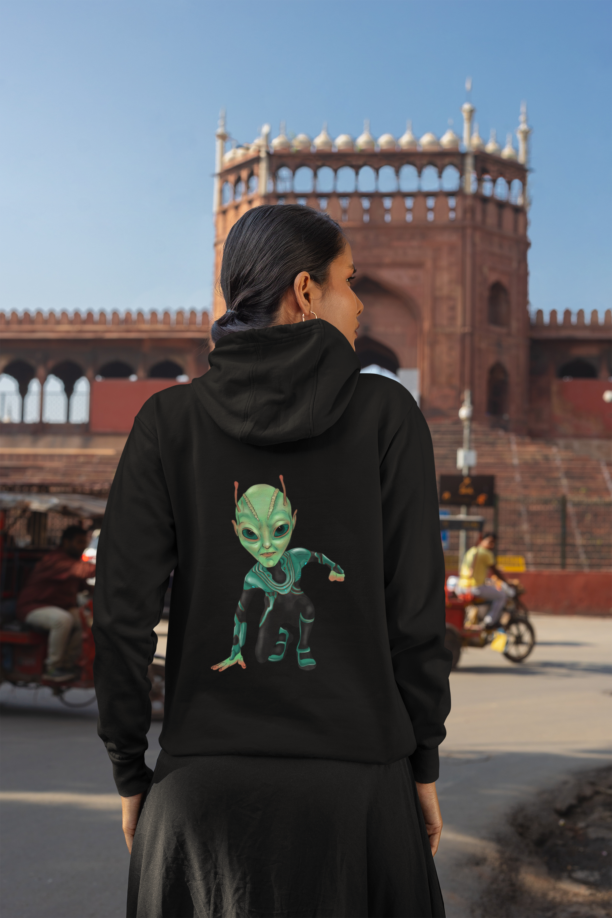 Alien hoodie mens hot sale