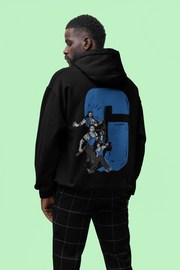 Official Ganapath Tiger Action Figure Blue G Hoodie