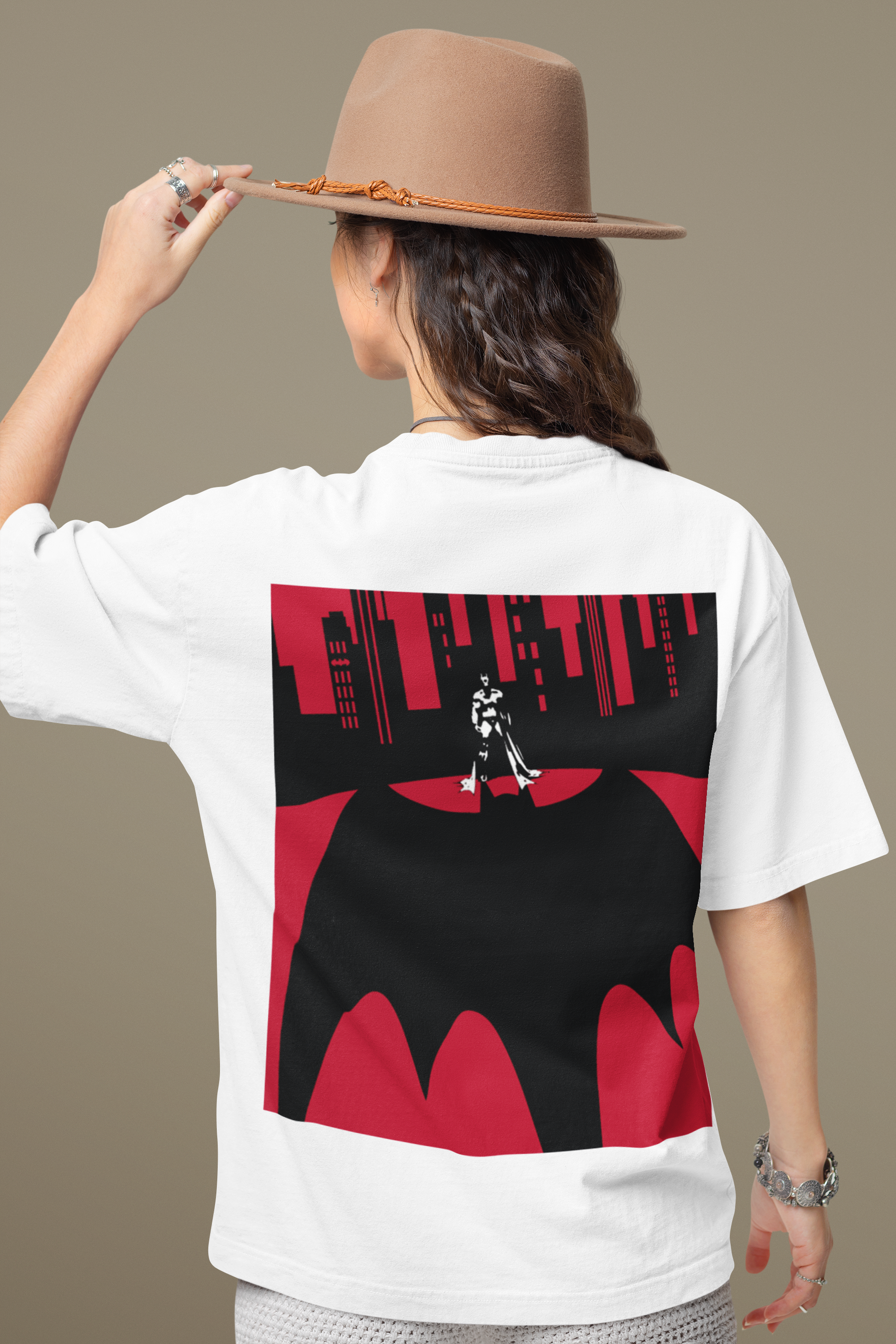 Official Batman Fear The Bat Oversize T-shirt