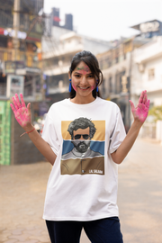 Official Lal Salaam Moideen Bhai Graphic Oversize T-Shirt