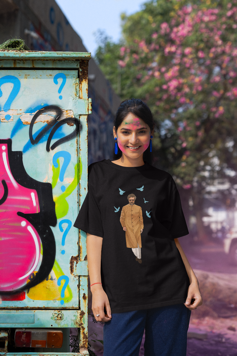 Official Lal Salaam Moideen Fly High Oversize T-shirt