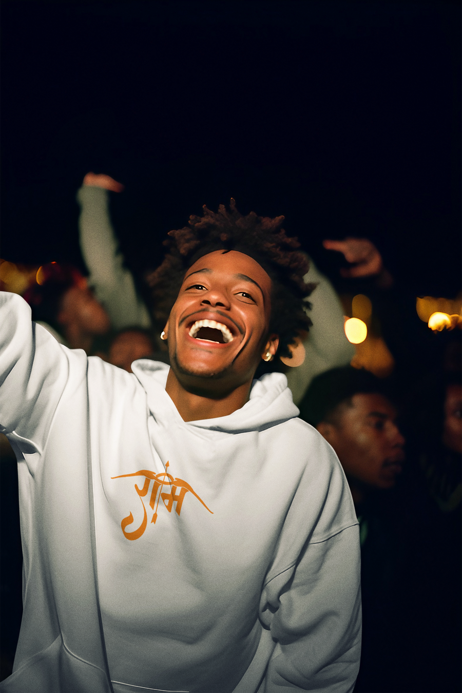 Ram Ram Ram (Typography Art) Hoodie