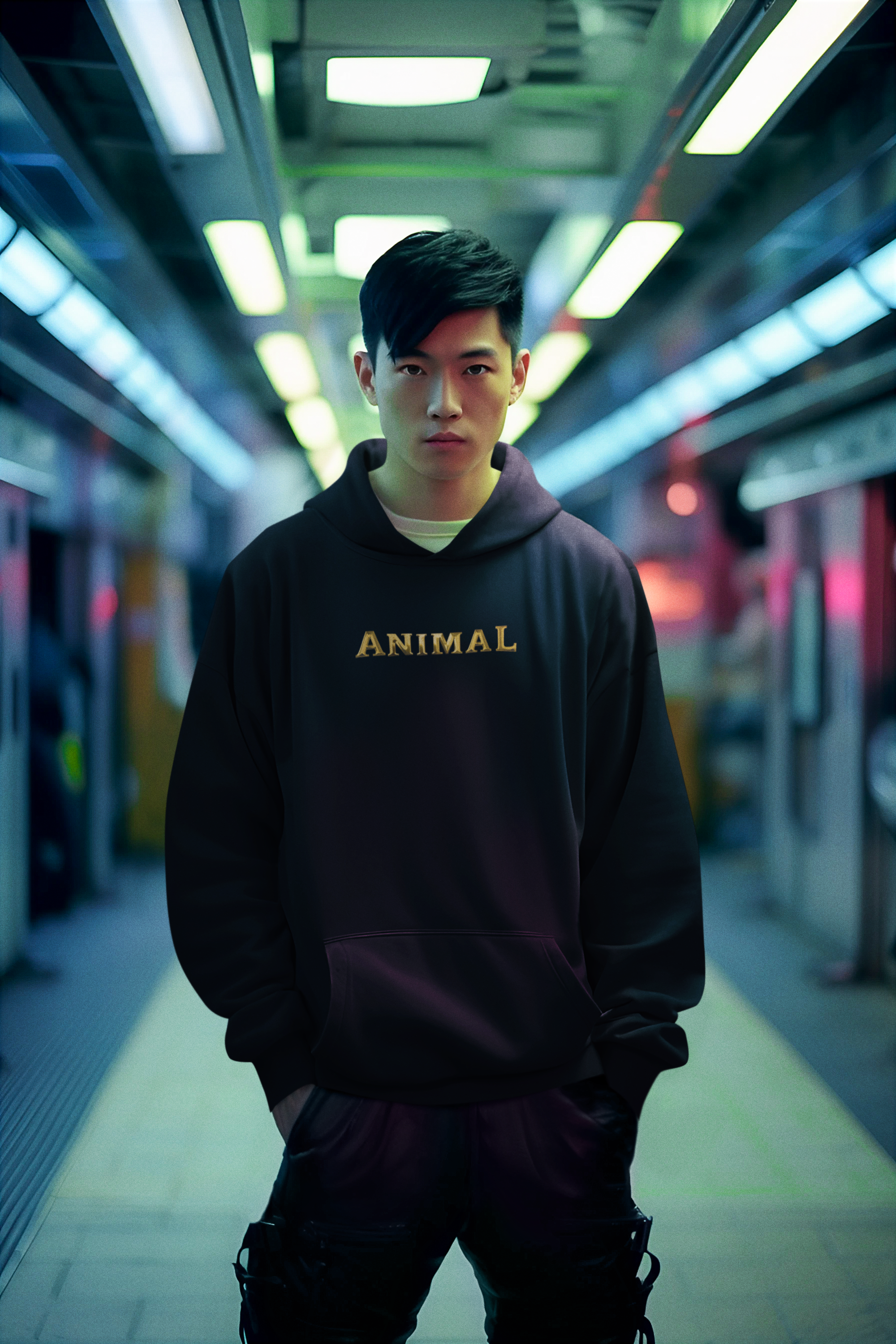 Animal hoodie mens best sale