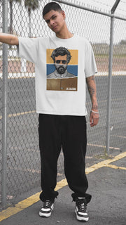 Official Lal Salaam Moideen Bhai Graphic Oversize T-Shirt