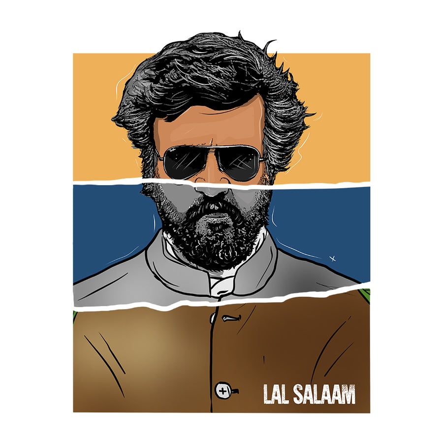 Official Lal Salaam Moideen Bhai Graphic Oversize T-Shirt