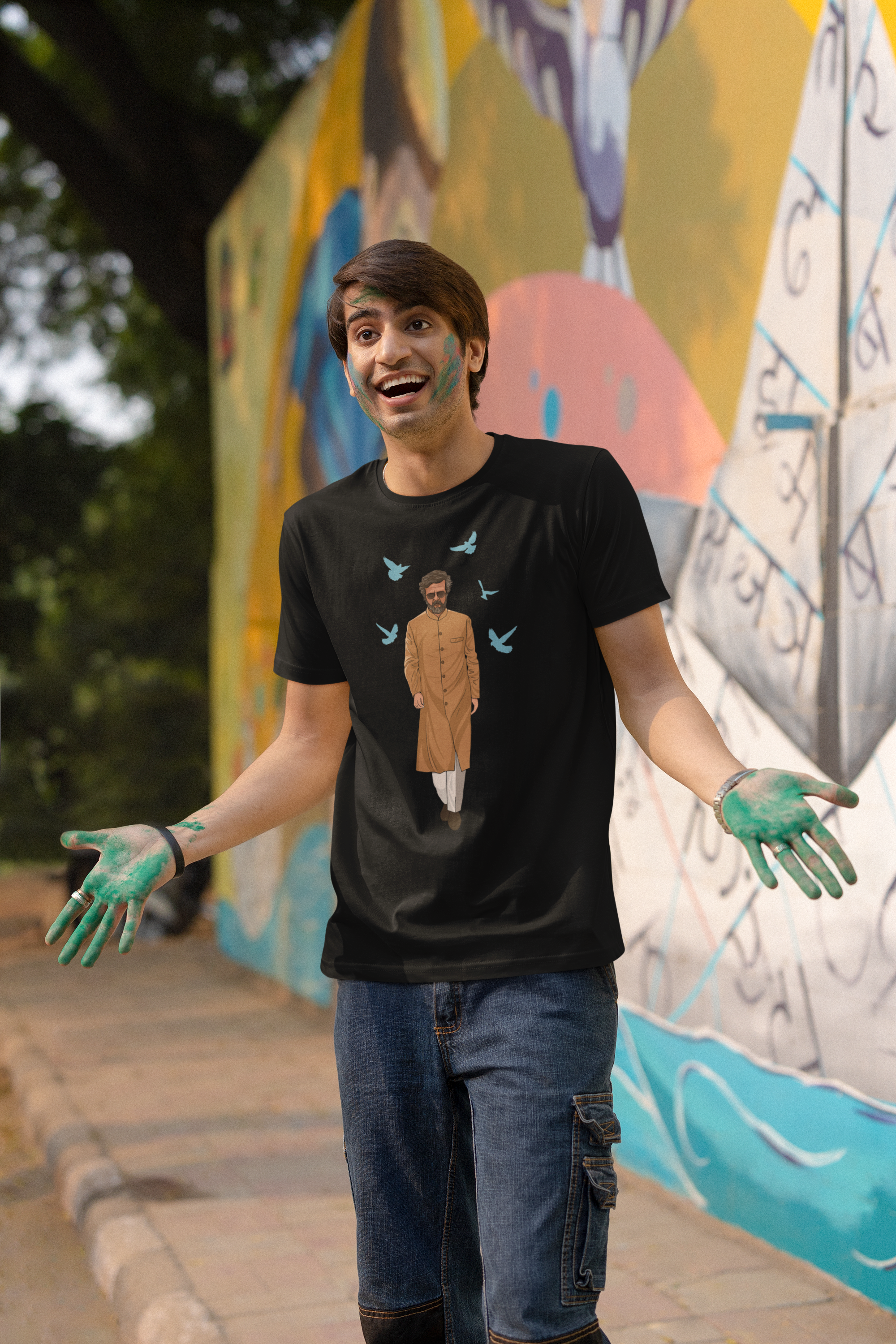 Official Lal Salaam Moideen Fly High Oversize T-shirt