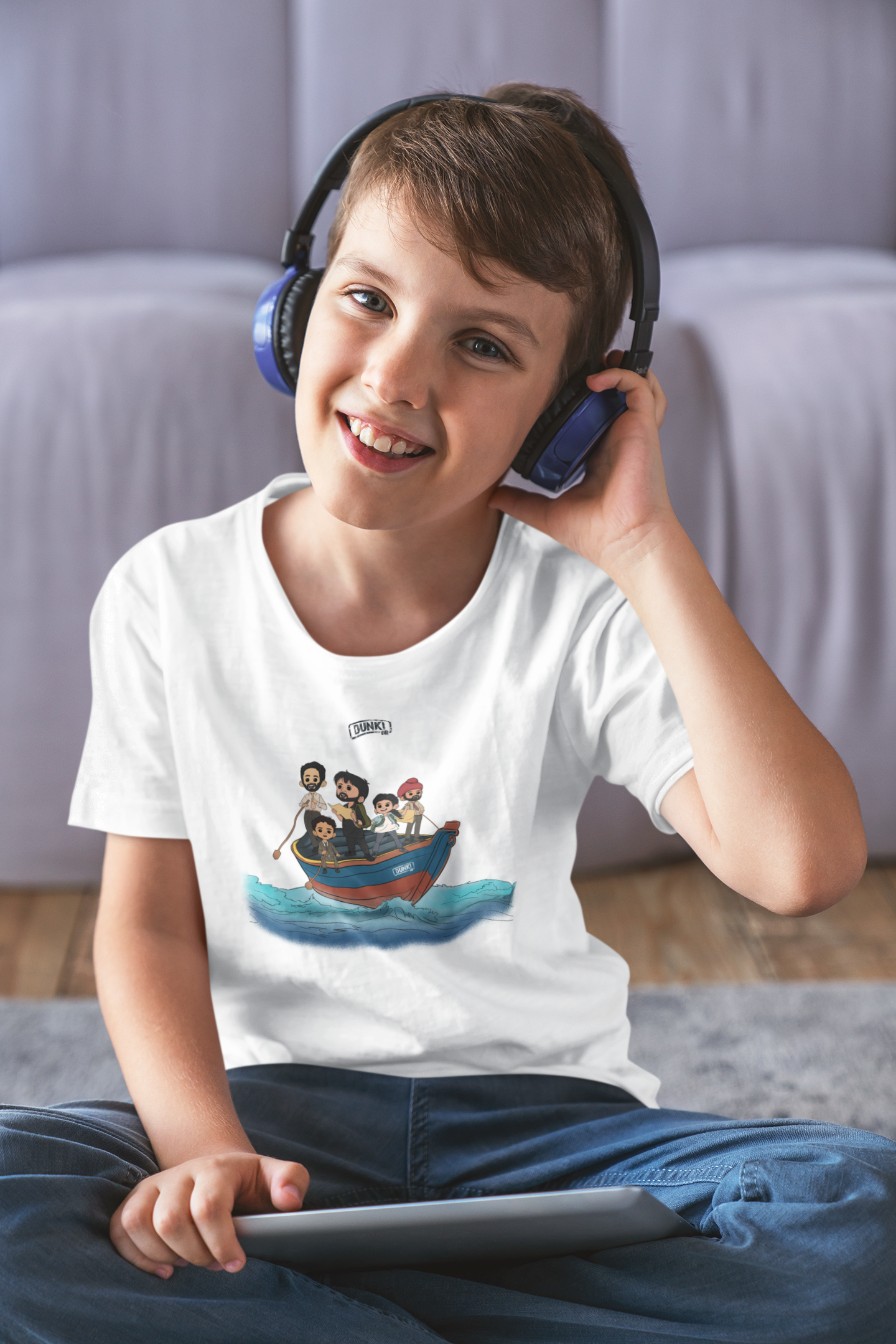 Official Dunki Boat Kids T-shirt