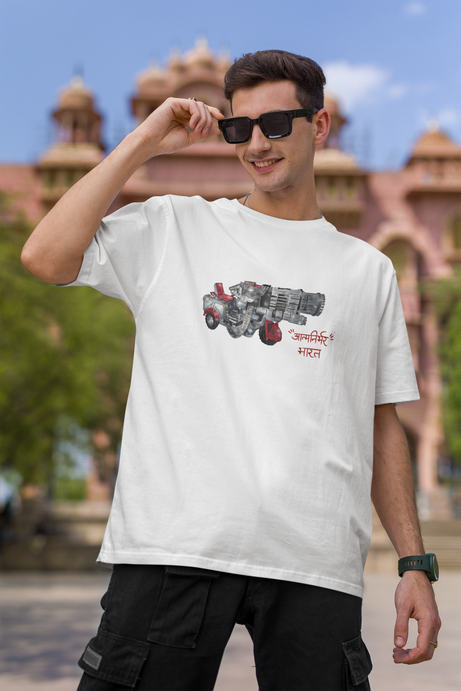 Official Animal Aatmanirbhar Bharat Oversize T-shirt