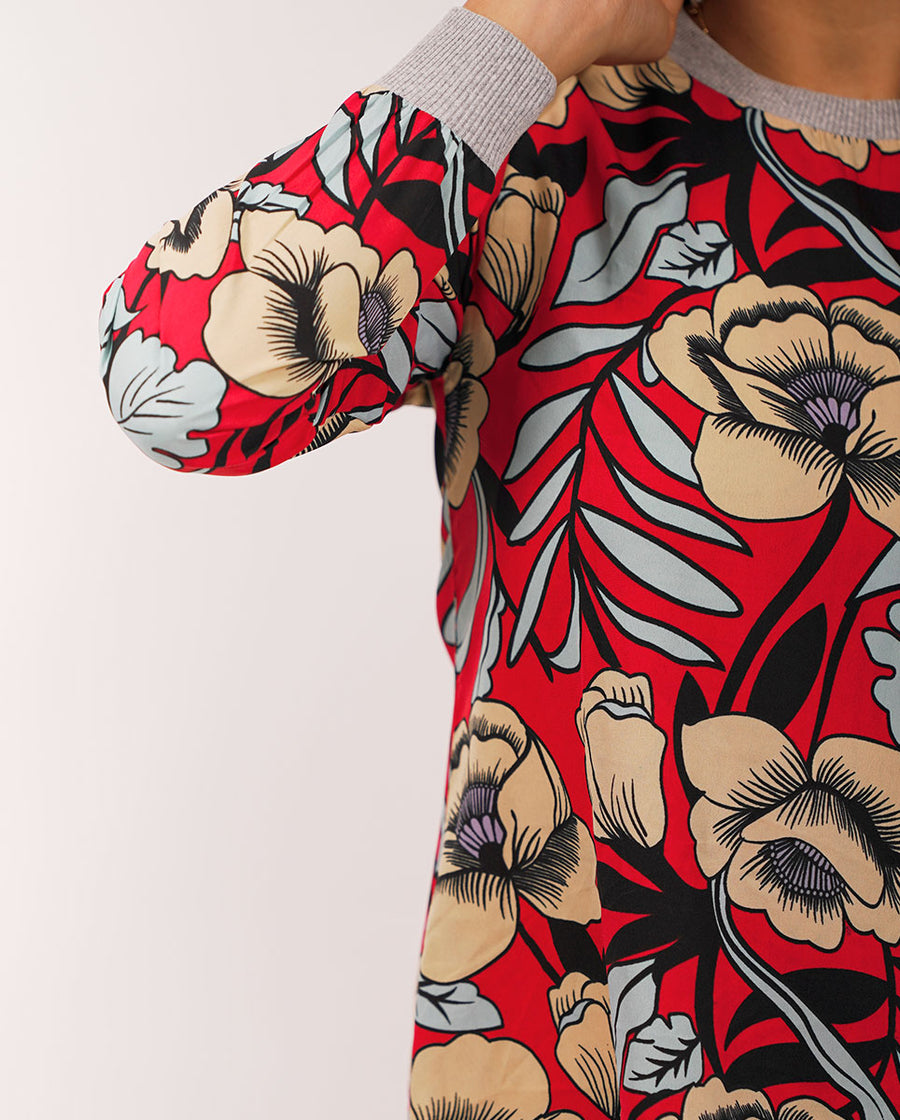 Floral Ruffle Dress