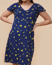 Banana Print Dress