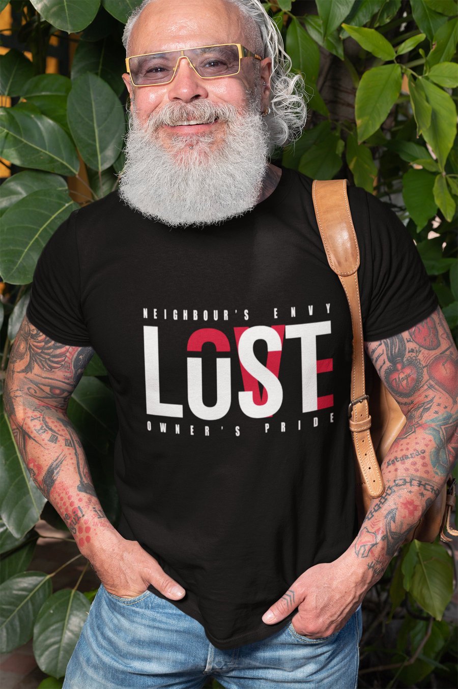 Love/Lust Graphic T-Shirt Black