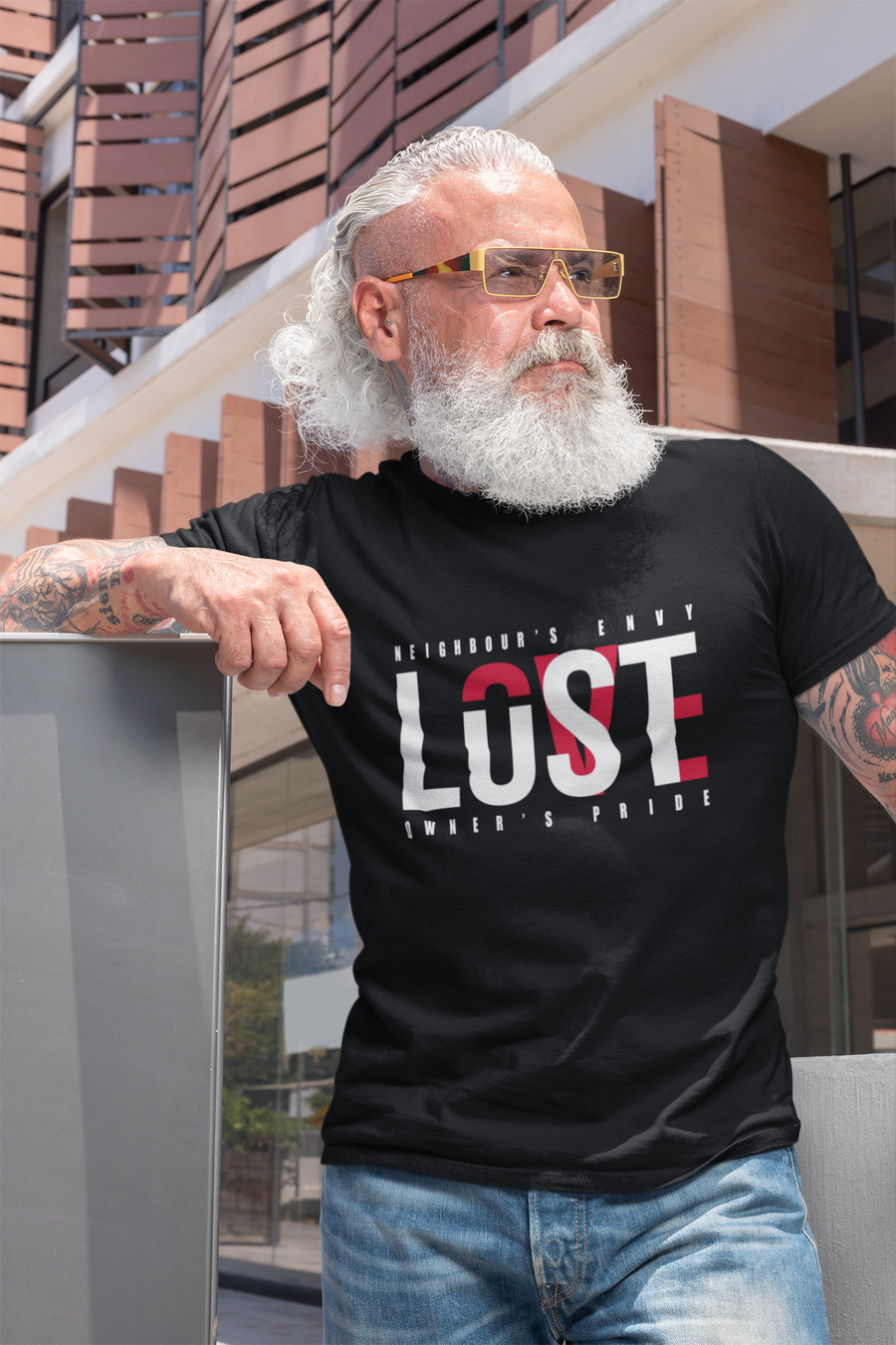 Love/Lust Graphic T-Shirt Black