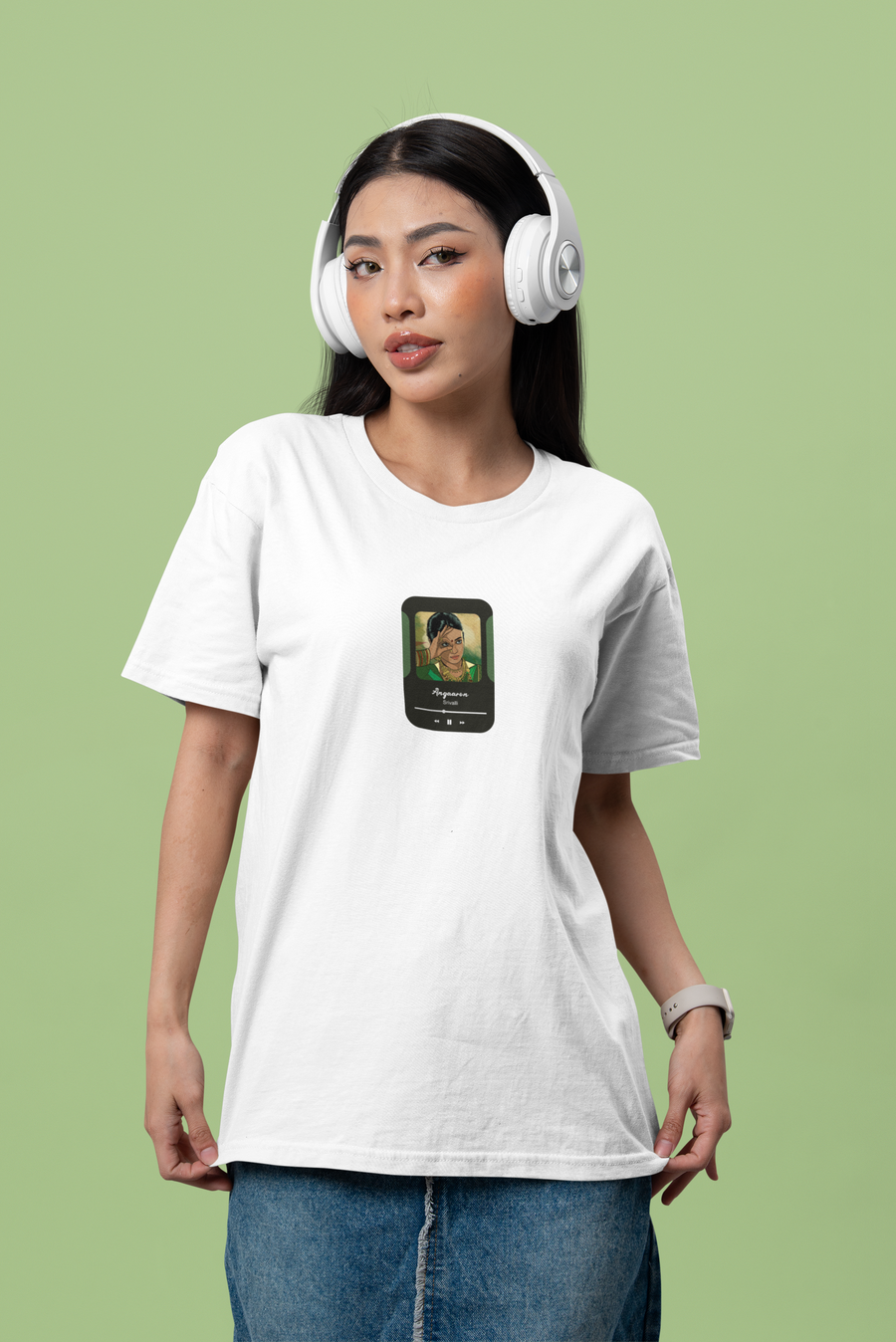 Official Pushpa 2 Inspired Srivalli Design Oversized T-Shirt