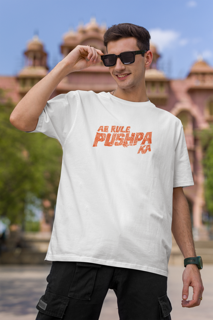 Pushpa 2 Inspired Ab Rule Pushpa Ka Oversized Tshirt