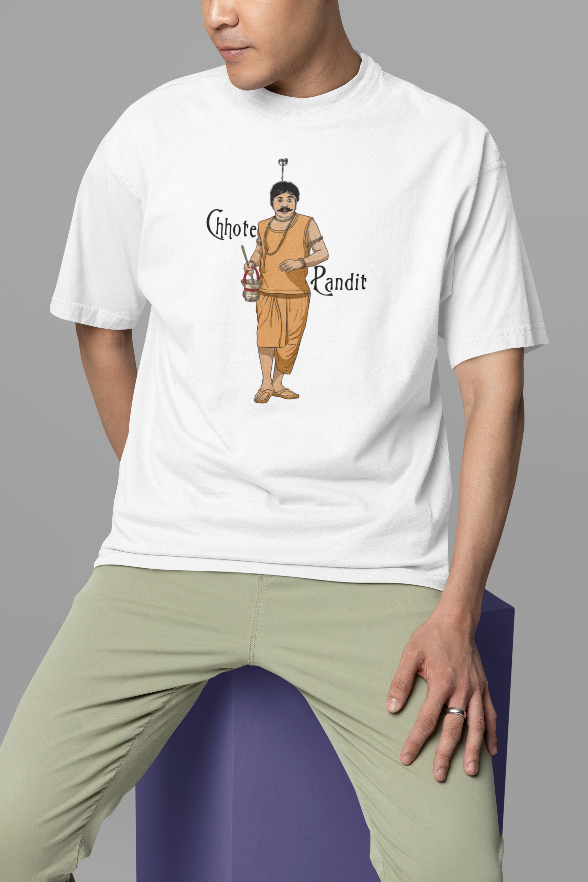 BB3 Inspired Chhote Pandit Oversized Tshirts