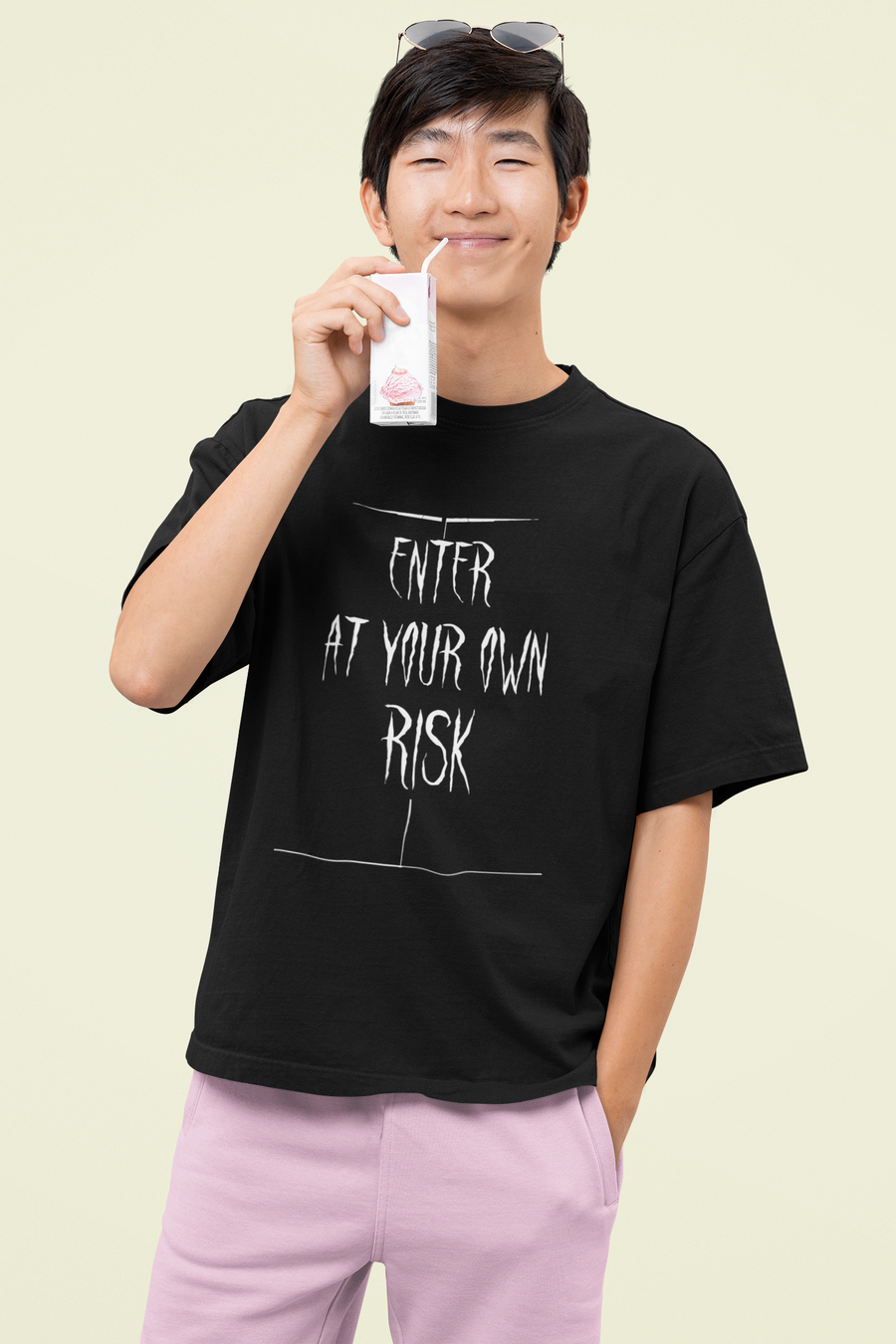 BB3 Enter at your own Risk Oversized Tshirt