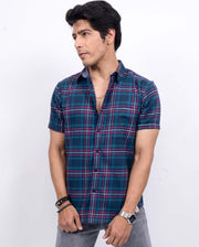 Red and Green Checkered Shirt