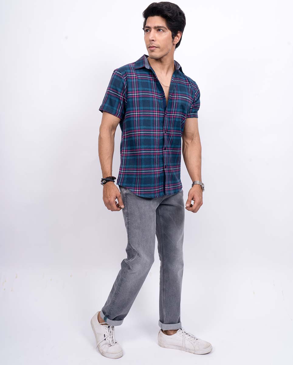 HIRO kidill over check shirts Girls Checked Shirt