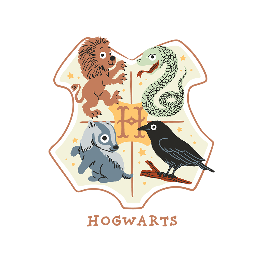 Official Harry Potter -  Hogwarts Animal Oversize T-shirt