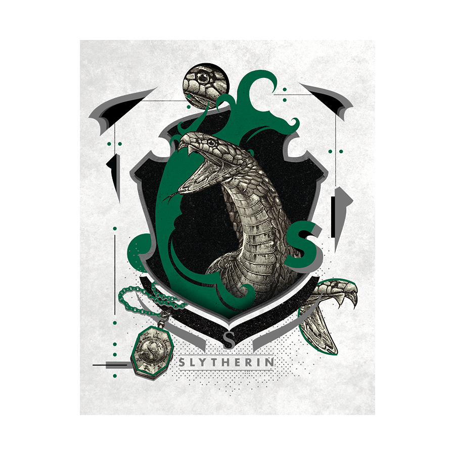 Official Harry Potter - Slytherin Snake Oversize T-shirt