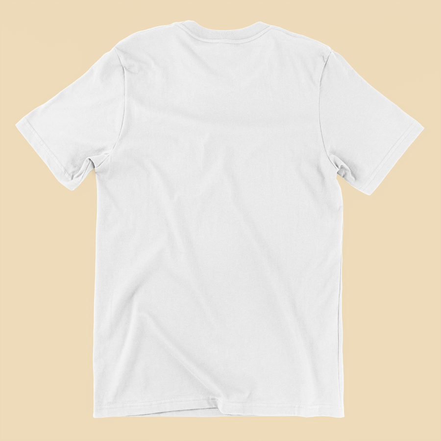 Boujee Blink White Graphic T-Shirt