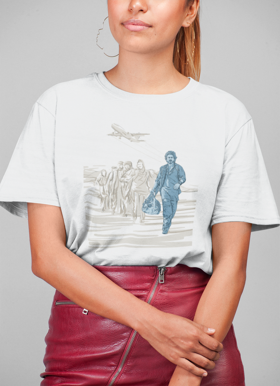 Official Dunki Srk Watercolor Oversize T-shirt