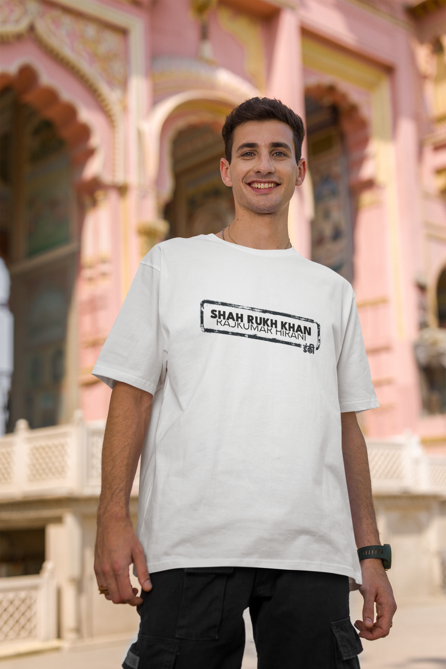 Official Dunki Srk & R.Hirani Oversize T-shirt