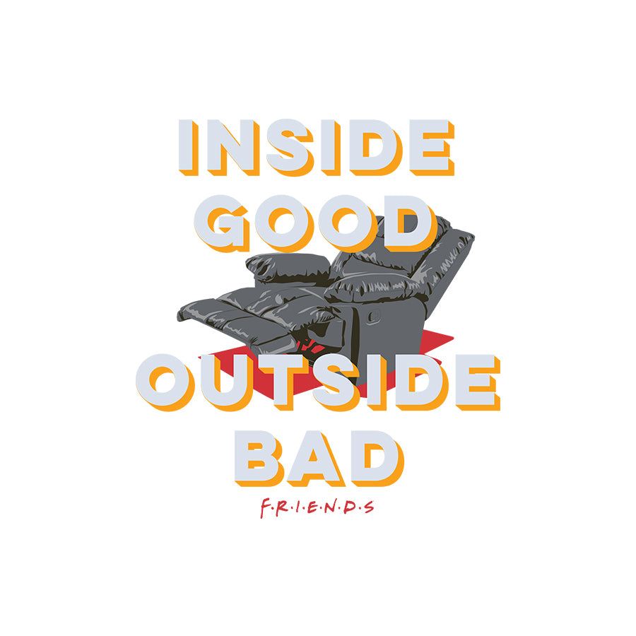 Official Friends - Inside Good Outside Bad Oversize T-shirt