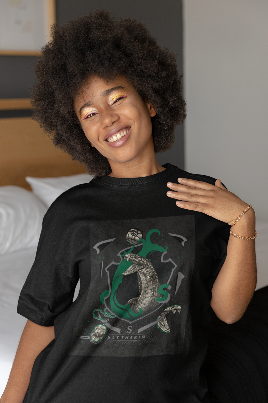 Official Harry Potter - Slytherin Snake Oversize T-shirt