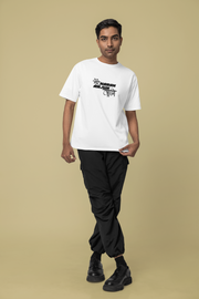 Official Karan Arjun Typography Art Oversize T-shirt