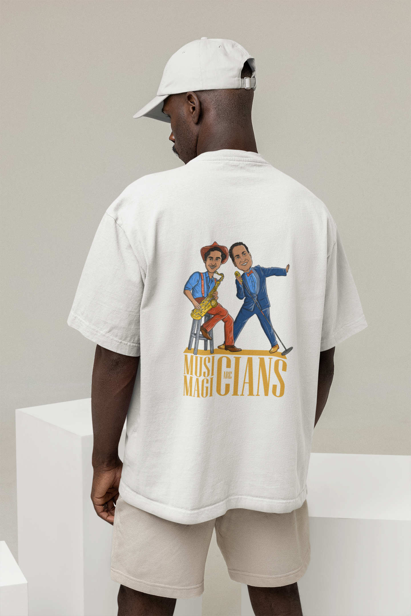Musicians Are Magicians (Unisex Oversized) (Premium 200 GSM)