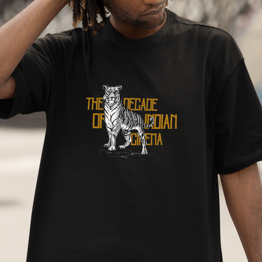 The Decade Of Indian Cinema (Unisex Oversized) (Premium 200 GSM)