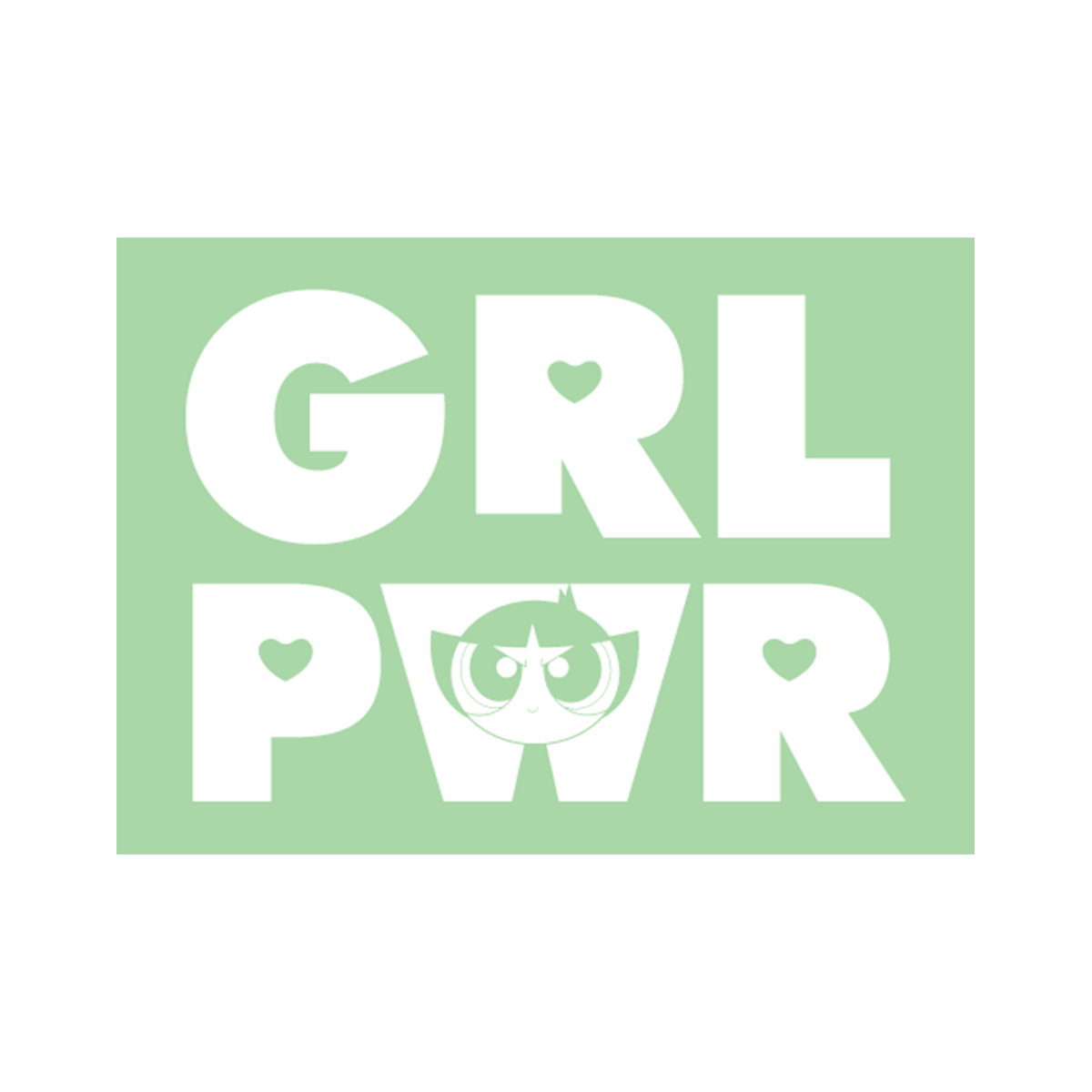 Official Powerpuff Girls Power Green Oversized T-Shirt