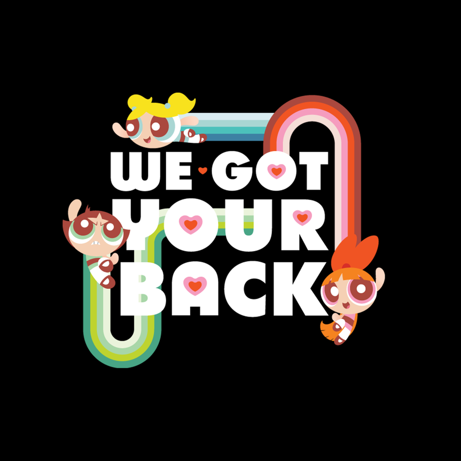 Official Powerpuff Girls We Got Your Back Oversized T-Shirt