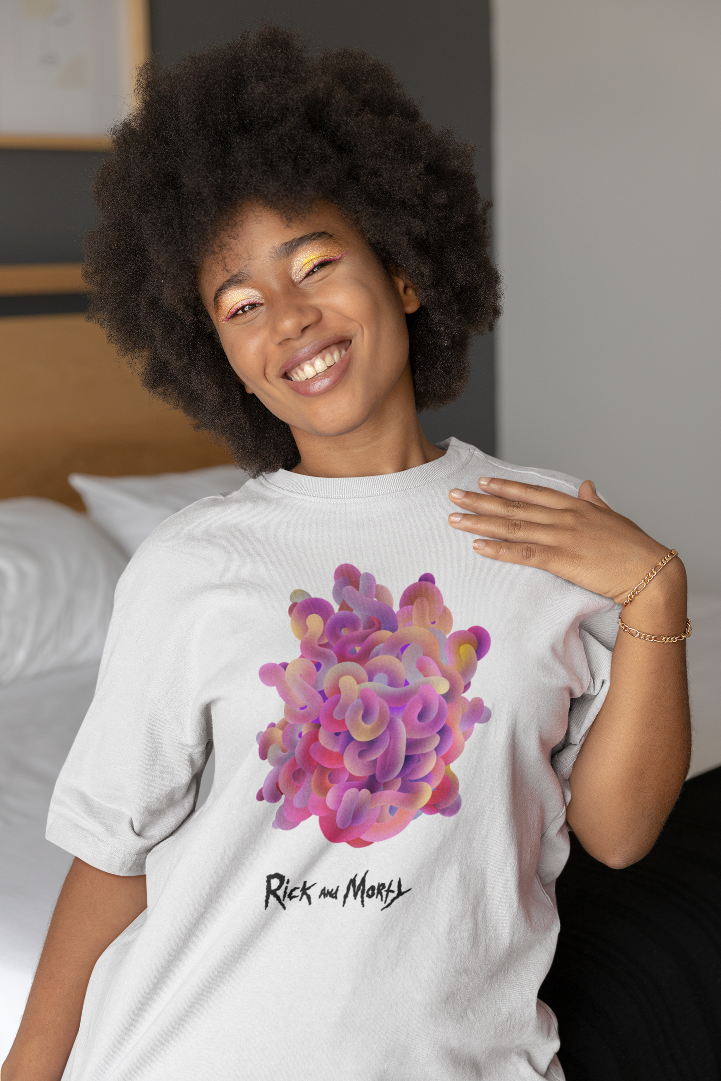 Official Rick & Morty - Squiggle Oversize T-shirt