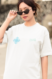 The Monochrome Rangoli Oversize Tee