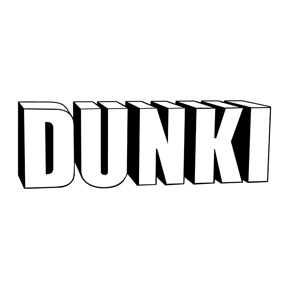 Official Dunki Back Print Fleece Hoodie
