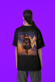 Official Wonder Woman Flying Oversize T-shirt