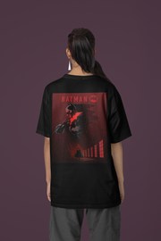 Official Batman in the red Oversize T-shirt