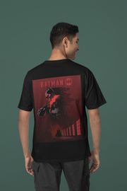 Official Batman in the red Oversize T-shirt