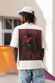 Official Batman in the red Oversize T-shirt